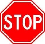 Sample of Stop sign