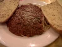 Sample of Spaghetti bolognese