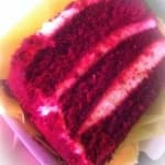 Sample of Red velvet cake