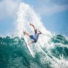 Surfing image dataset preview