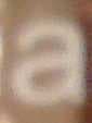 Sample of A lowercase