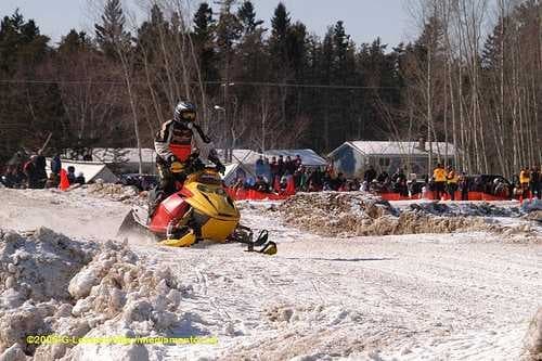Snowmobile image dataset preview