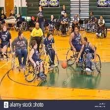 Sample of Wheelchair basketball