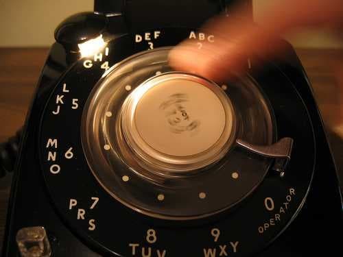 Sample of Dial telephone