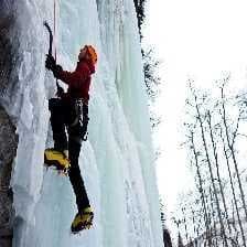 Sample of Ice climbing