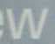 Sample of W small letter