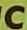 Sample of C capital letter