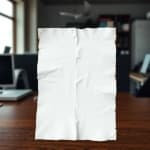 Sample of Creased paper