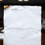 Sample 5 – Torn paper