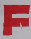 Sample 6 – F capital letter