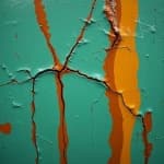 Sample of Scratched paint