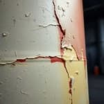 Sample 5 – Paint uneven coating