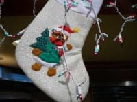 Sample 1 – Christmas stocking