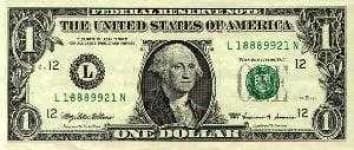 Sample 6 – Dollar bill