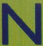 Sample 5 – N uppercase