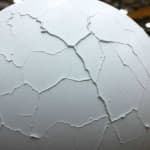 Sample of Discolored plastic