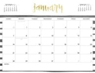Sample 4 – Calendar