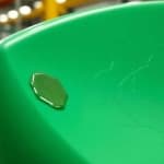 Sample of Plastic melted spot