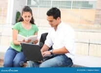 Sample 1 – People studying
