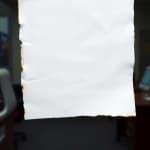 Sample 5 – Water damaged paper
