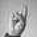 Sample 1 – Hand sign r