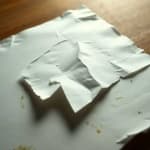 Sample 3 – Creased paper