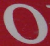 Sample 1 – O uppercase