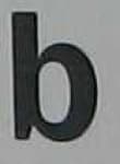 Sample 3 – B lowercase
