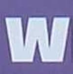 Sample 4 – W uppercase