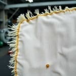 Sample of Fabric wrinkled surface