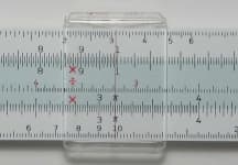 Sample of Slide rule