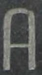 Sample 1 – A capital letter