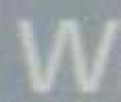 Sample 4 – W lowercase