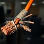 Sample 4 – Overheated wire