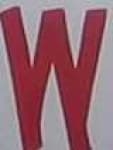 Sample 2 – W uppercase