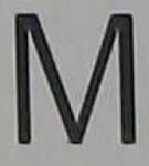 Sample 5 – M capital letter