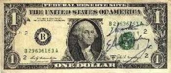 Sample 3 – Dollar bill