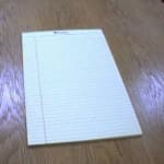 Sample 6 – Paper notebook