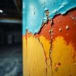 Sample 3 – Paint uneven coating